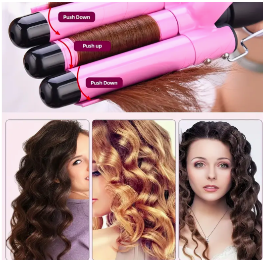 Miniatura 4 de RIZADORA DE PELO 3 CILINDROS